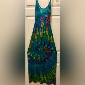 Tie Die Midi Dress Small